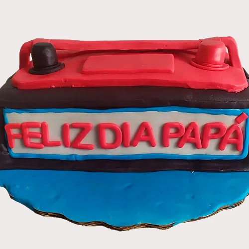 pastel personalizado para papá - bateria