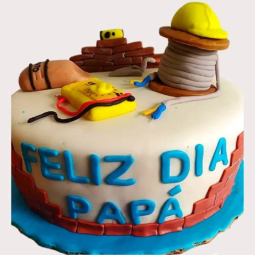 pastel personalizado para papá - ingeniero