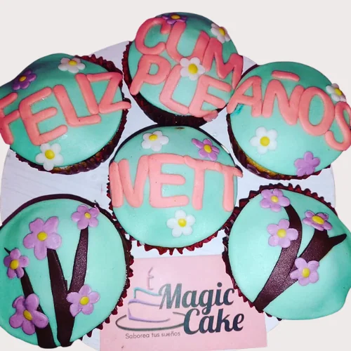 cupcakes para cumpleaños personalizado